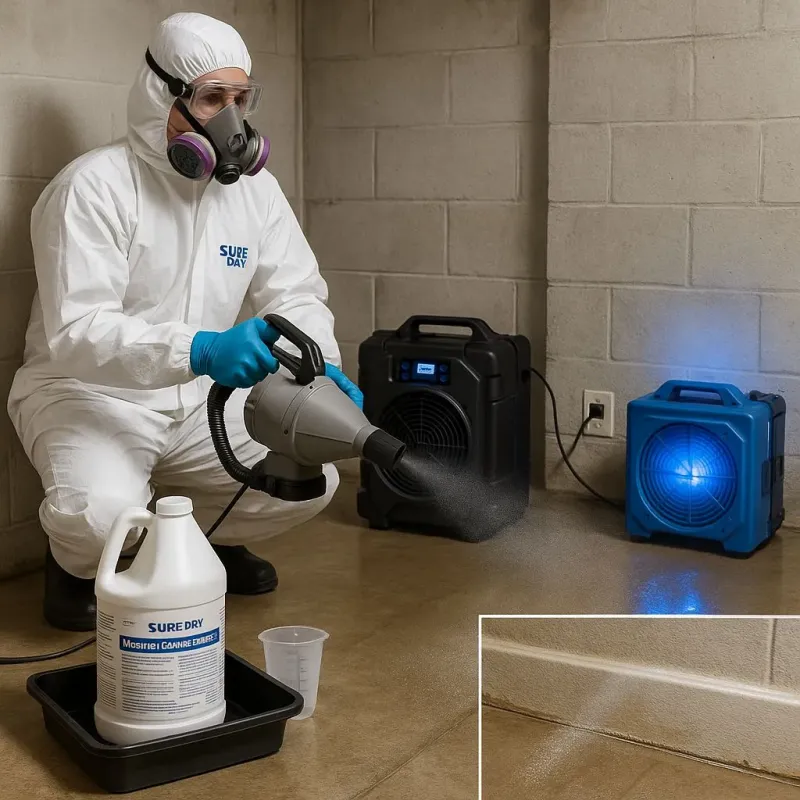 Sanitization and Odor Removal process in Wapakoneta, OH